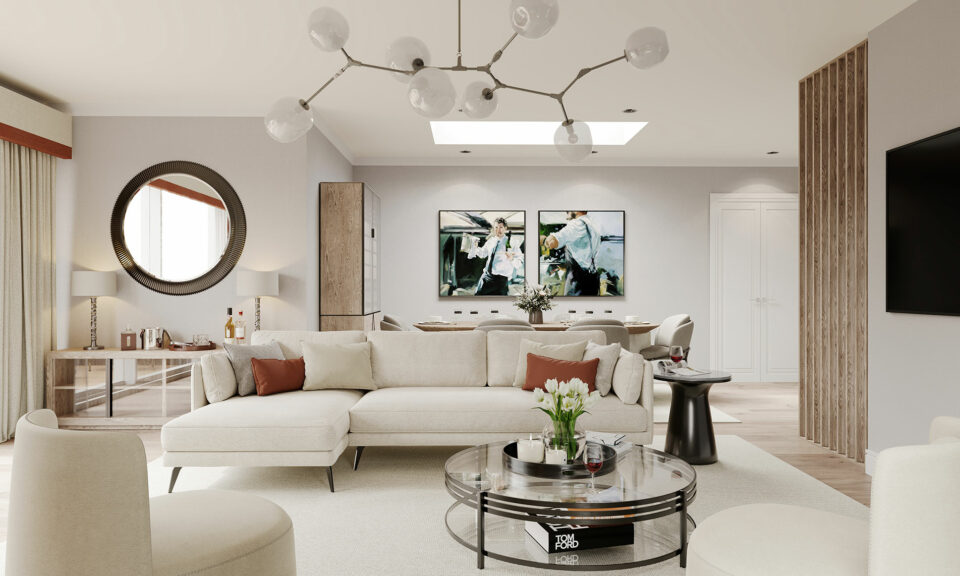 A neutral living room design living room pendant light living room