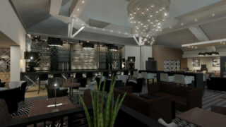 Holiday Inn Aberdeen AEC Public Areas - A bar by Occa Design