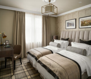 Scottish Chic Bedroom by OCCA Design
