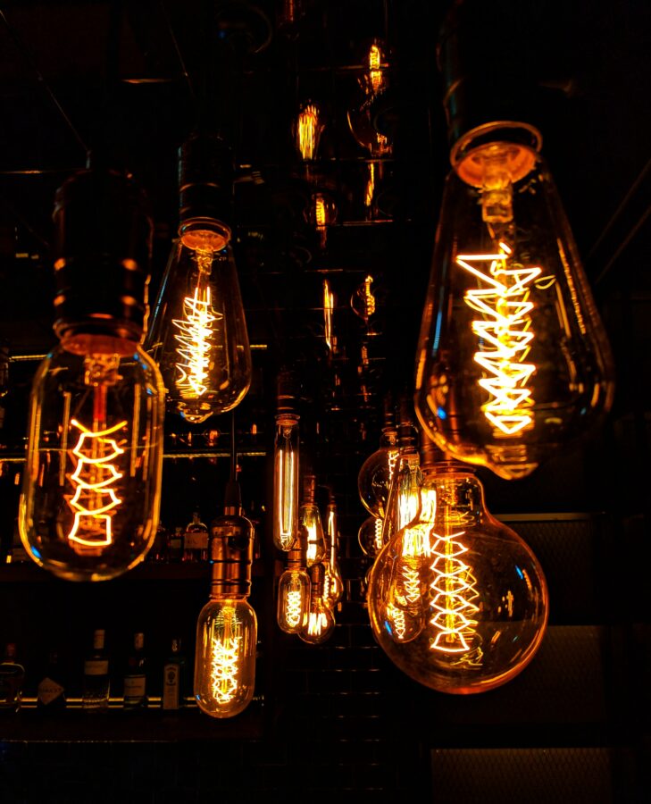 Filament light bulbs