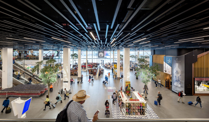 Schiphol Airport Circular Lighting