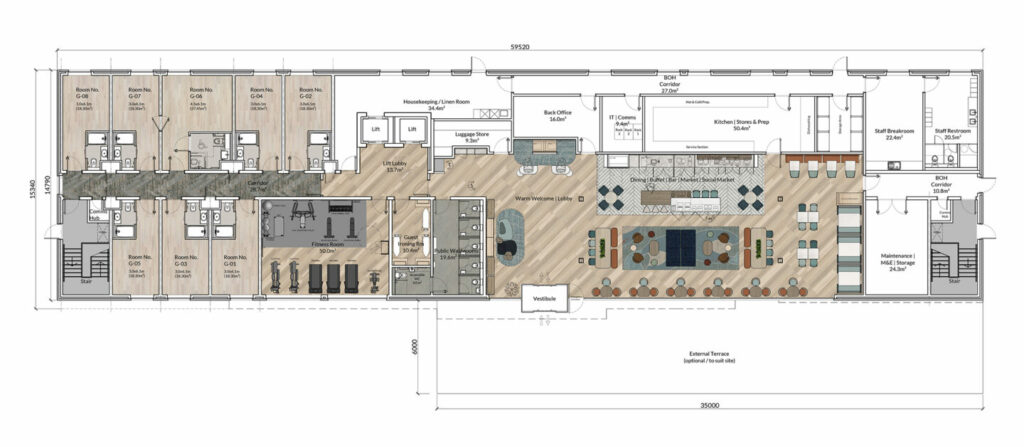 Fairfield by Marriott Spatial Plan