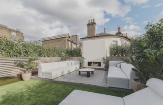 rooftop garden in Kensington